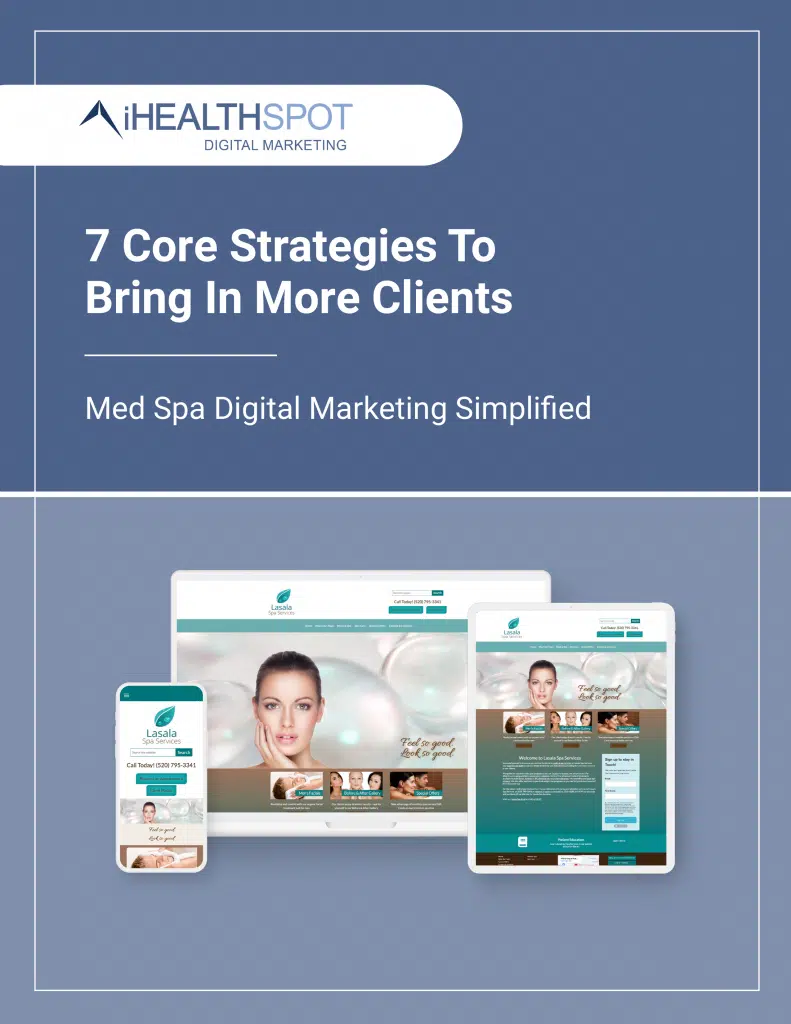 marketing for medical spas, strategy guide cover image